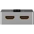 Goobay Håndbok HDMI 2.0 Bryter 2 til 1 - Grå