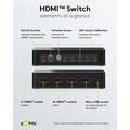 Goobay HDMI 2.0 Bryter 4 til 1- Svart