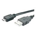 MediaRange USB 2.0 til Micro USB 2.0-kabel - 1,2 m - svart