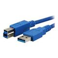MediaRange USB 3.0 AM/BM-tilkoblingskabel - 1,8 m - Blå