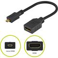Goobay HDMI 1.4 / Micro HDMI Adapter Kabel - Svart