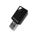 Netgear A6100 AC600 Dual Band WiFi USB Mini Adapter - Svart