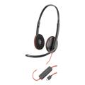 Poly - Plantronics Blackwire C3220 Kabling Headset Svart
