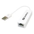 Sandberg USB 2.0 til Nettverkskonverterer - 100Mbps - Hvit