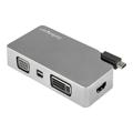 StarTech.com videoadapter Mini DisplayPort / HDMI / DVI / USB / VGA grå
