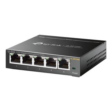 TP-Link TL-SG105E 5-Port Gigabit Easy Smart Switch - Svart