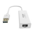 Vision SuperSpeed USB 3.0/Ethernet-adapter - Hvit