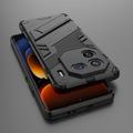 vivo iQOO 12 Pro Armor Series Hybrid-deksel med Stativ - Svart