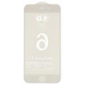 iPhone 6/6S 4D Full Størrelse Skjermbeskytter i Herdet Glass - Hvit