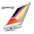 Ripebestandig iPhone 7/8/SE (2020)/SE (2022) Hybrid-deksel - Kristallklar
