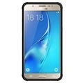 Samsung Galaxy J7 (2016) Anti-Slip Hybrid-deksel - Svart