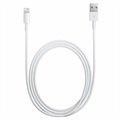 Apple Lightning / USB Kabel MQUE2ZM/A - iPhone, iPad, iPod - Hvit - 1m (Åpen Emballasje - Utmerket)