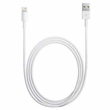 Apple Lightning / USB Kabel MQUE2ZM/A - iPhone, iPad, iPod - Hvit - 1m