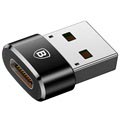 Baseus Mini-serie USB 2.0 / USB 3.1 Type-C Adapter - Svart