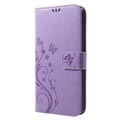 Butterfly Series iPhone XS Max Lommebok-deksel - Violet