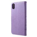Butterfly Series iPhone XS Max Lommebok-deksel - Violet