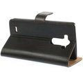 LG G3 Lommebok Lærveske (Åpen Emballasje - Utmerket) - Svart