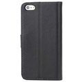 iPhone 5/5S/SE lommebokveske i lær - beskyttelse og lommebok - svart
