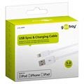 Goobay Charge&Sync Lightning Kabel - 3m - Hvit