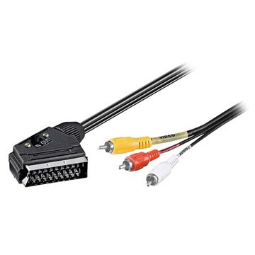 Goobay Scart / 3x RCA Kabel Adapter - 3m