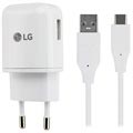 LG Hurtiglader MCS-H05ER og USB-C-datakabel - Hvit