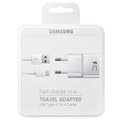 Samsung EP-TA20EW rask lader med strømadapter og type-C kabel - hvit