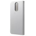 Luxury Mirror View Huawei Mate 10 Lite Flip-deksel - Grå
