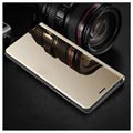 Luxury Mirror View Samsung Galaxy Note8 Flip-deksel - Gull