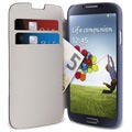 Puro Lommebokveske - Samsung Galaxy S4 I9500, I9505, I9502 - Blå