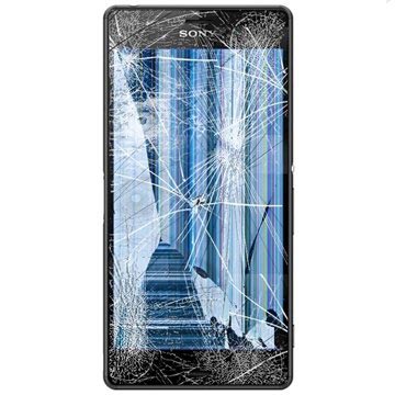 Reparasjon av Sony Xperia Z3 LCD-display & Front Deksel - Svart