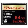 SanDisk Extreme Pro Compact Flash Minnekort SDCFXPS-064G-X46 - 64GB