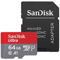 SanDisk Ultra MicroSDXC UHS-I-kort SDSQUAR-064G-GN6MA - 64GB