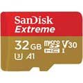 SanDisk Extreme MicroSDHC UHS-I-kort SDSQXAF-032G-GN6MA