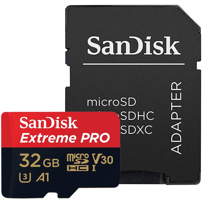 SanDisk SDSQXCG-032G-GN6MA Extreme Pro 32gb microSDHC C10 A1 UHS-1 U3 V30