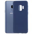 Samsung Galaxy S9 Fleksibelt Matt Silikondeksel - Mørkeblå