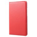 Huawei MediaPad T3 7.0 Strukturert Roterende Deksel - Rød