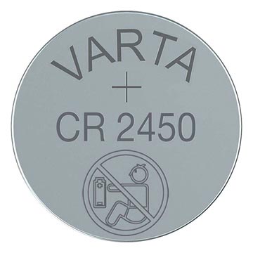 Varta CR2450/6450 Litium Knappcellebatteri 6450101401 - 3V