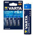 Varta Longlife Power AAA Batteri 4903110414 - 1.5V - 1x4