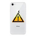 Utskifting av iPhone 8 Bakdeksel - inkl. ramme - Sølv
