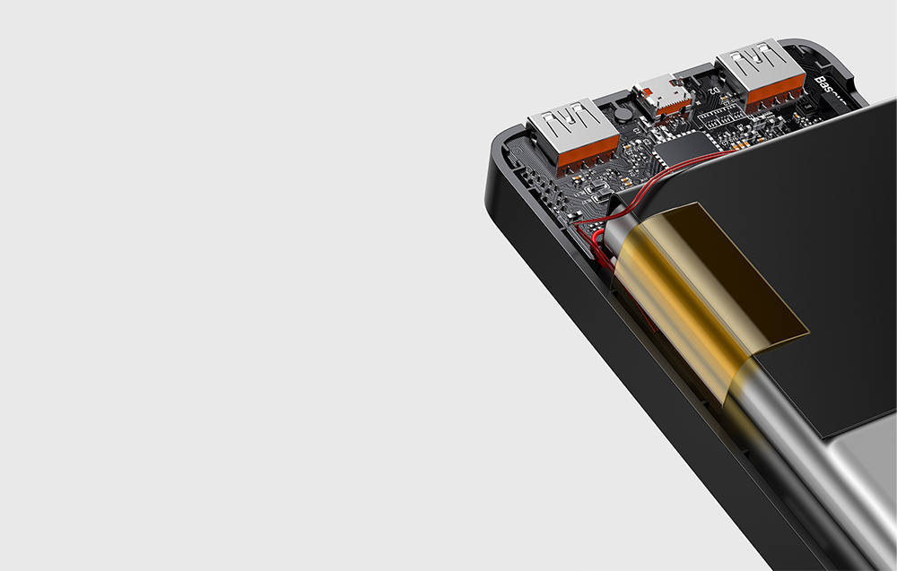 Baseus Bipow 20W strømbank med digital skjerm 20000mAh - svart