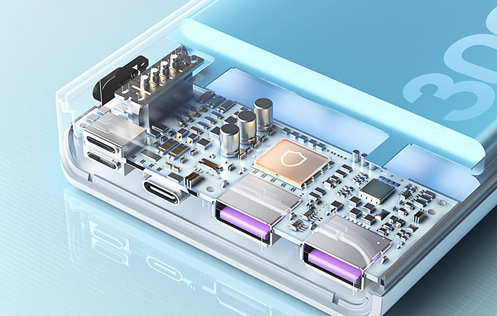 Romoss Sense 8F 30000mAh strømbank - 22.5W - hvit