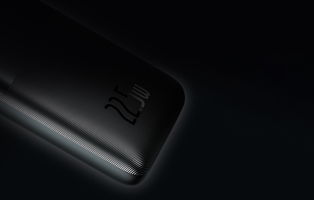 Baseus Bipow Pro Digital Display Fast Charge Power Bank 10000mAh/22.5W - 2xUSB, USB-C - Svart