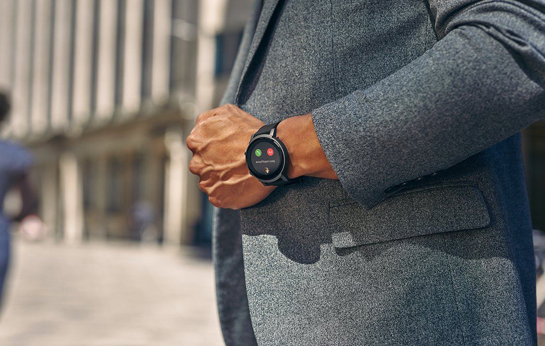 Mobvoi TicWatch E3 Smartwatch med GPS og Bluetooth 5.0 - Panther Black