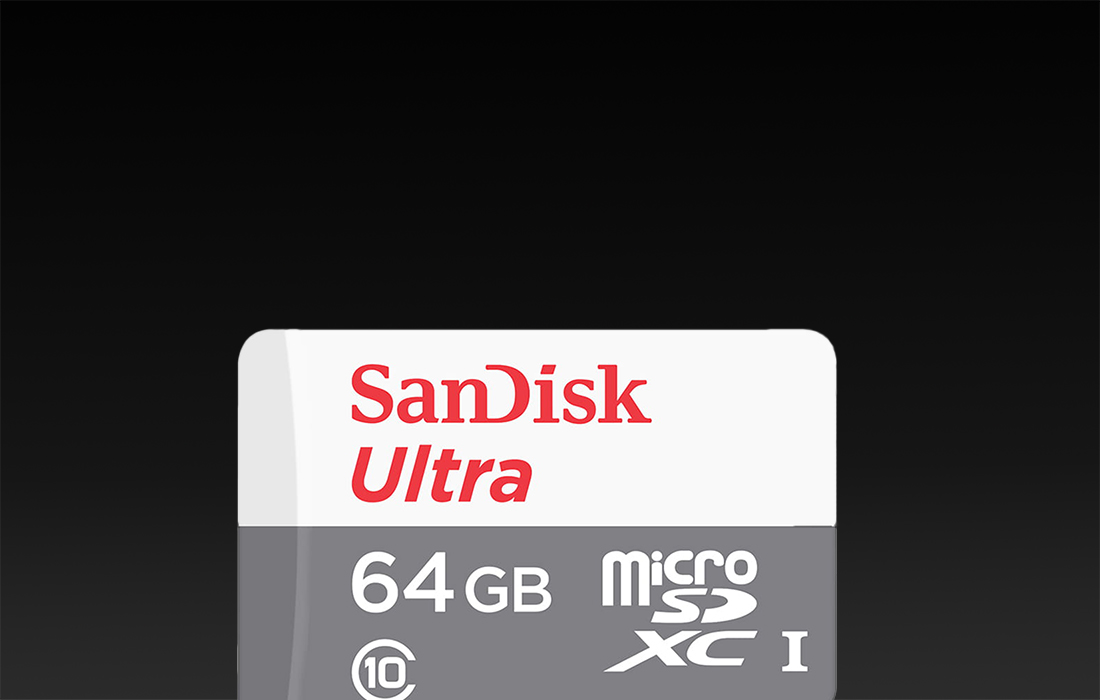 SanDisk Ultra microSDXC minnekort SDSQUNR-064G-GN3MN - 64GB