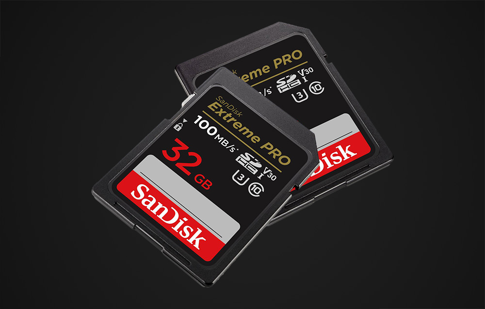 SanDisk Extreme Pro microSDHC microSDHC UHS-I U3-minnekort SDSDXXO-032G-GN4IN - 32GB
