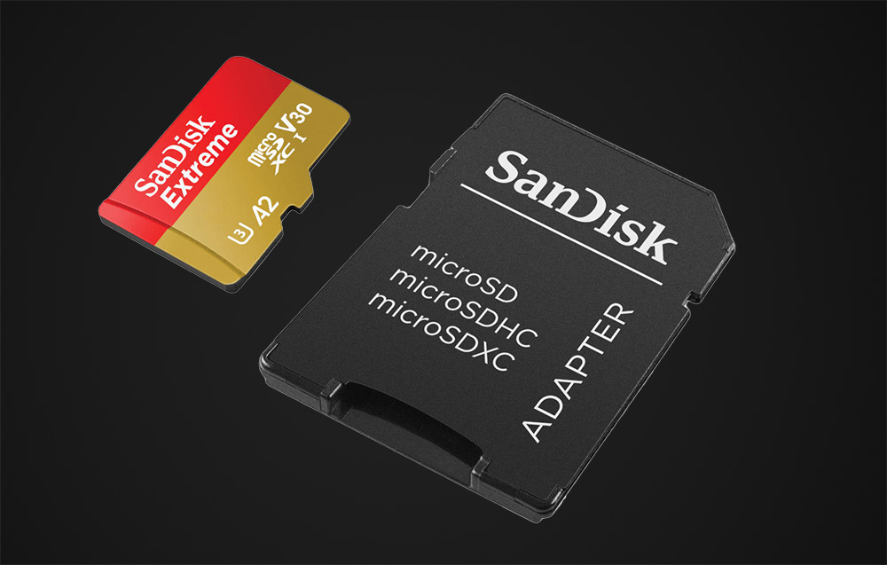 SanDisk Extreme microSDXC-minnekort SDSQXAV-256G-GN6MA - 256GB